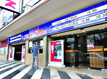 fachada do cinema Cine Ritz de Goiânia