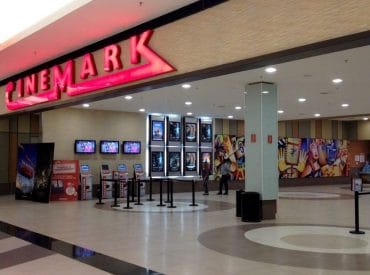 fachada do cinemark passeio das águas shopping de Goiânia