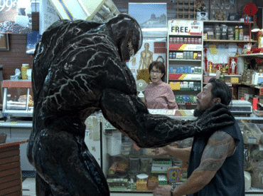 cena do filme venom