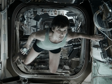 Tag: Planeta Marte - Cena do filme "Gravidade" com Sandra Bullock