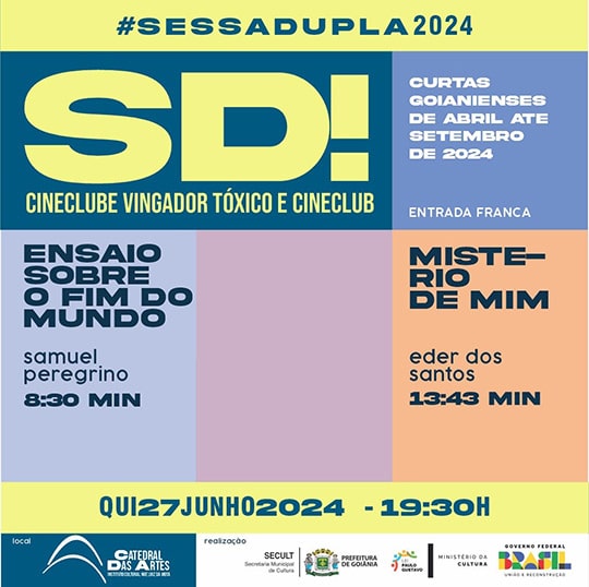Sessão Dupla do Cineclube Vingador Tóxico e CINECLUB na Catedral das Artes
