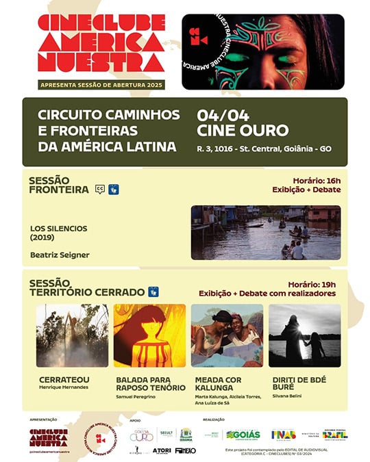 Cineclube America Nuestra Abertura 2025