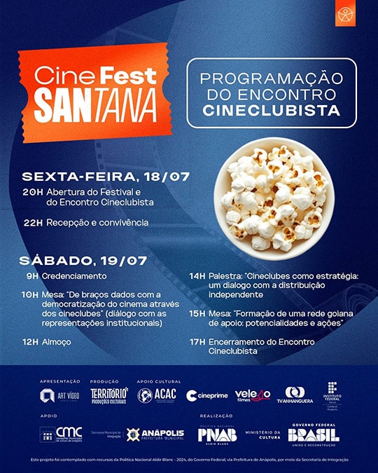 Encontro Cineclubista No Cine Fest Sant'ana